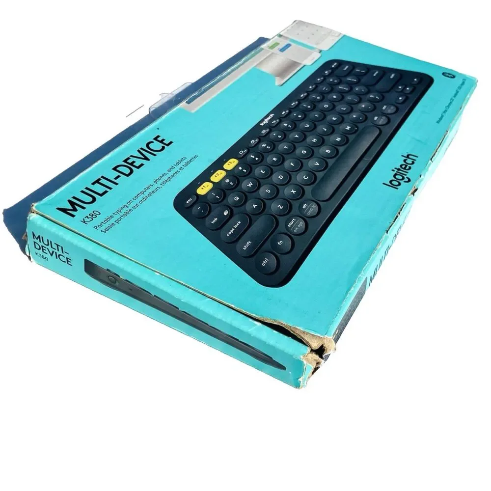 Logitech Bluetooth Keyboard K380 Multi-Device Wireless Easy Switch QWERTY